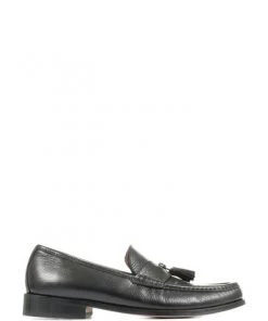 Jones Bootmaker Roman Black Leather Tassel Loafers -Jones Bootmaker Sales unnamed file 1003