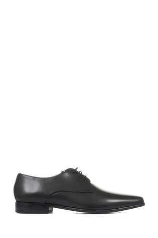 Jones Bootmaker Black Dallas Leather Derby Shoes 6 Jones Bootmaker Black Dallas Leather Derby Shoes - Image 6