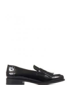 Jones Bootmaker Lotta Chunky Black Leather Loafers -Jones Bootmaker Sales unnamed file 1058