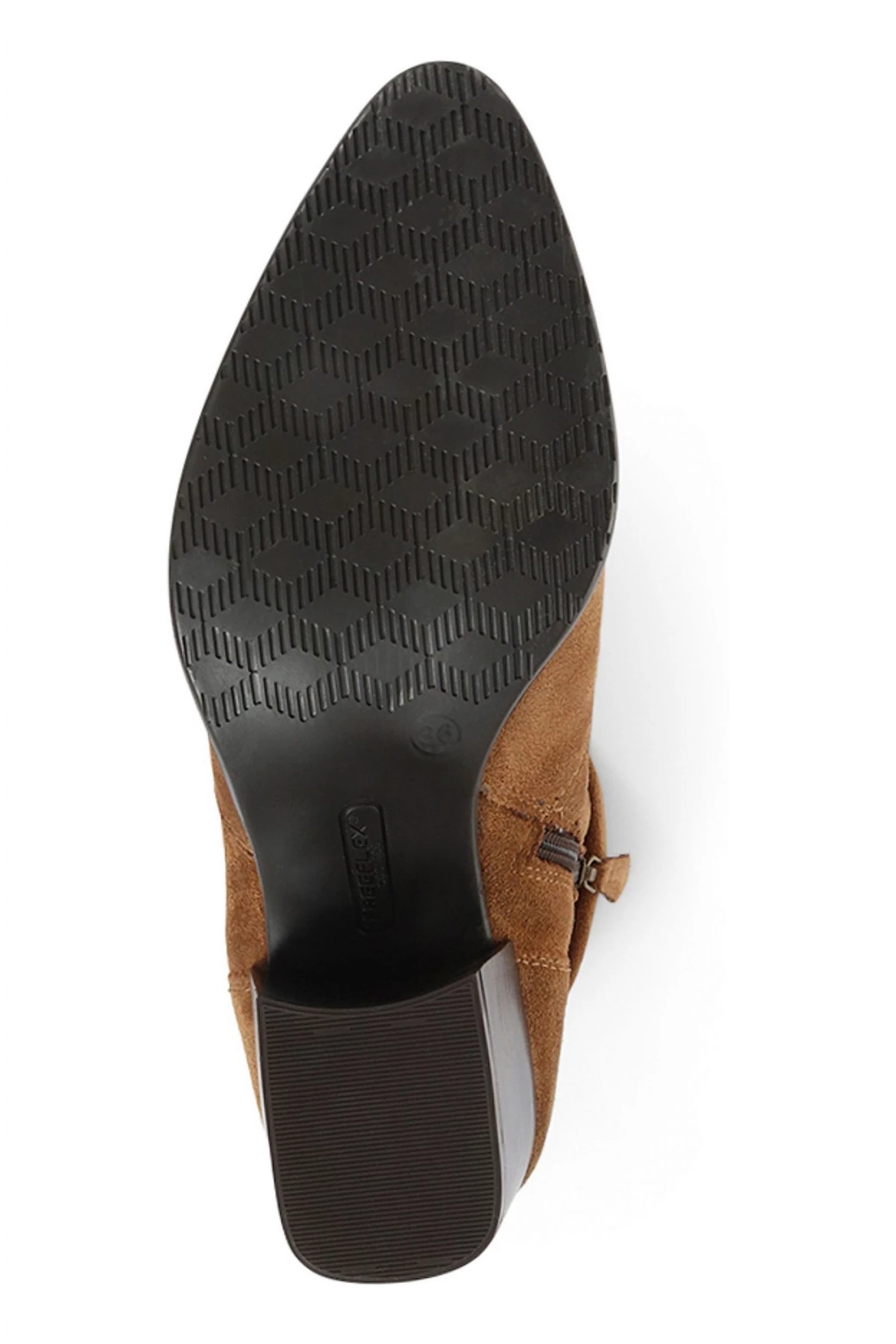 Jones Bootmaker Women's Tan Cloe Leather Suede Slouch Boots 5 Jones Bootmaker Women's Tan Cloe Leather Suede Slouch Boots - Image 5