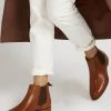 Jones Bootmaker Womens Brown Khloe Goodyear Welted Leather Ladies Chelsea Boots