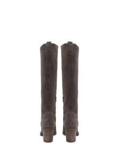Jones Bootmaker Green Iona Slouch Suede Ladies Knee Boots -Jones Bootmaker Sales unnamed file 1107 scaled