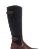 Jones Bootmaker Blue Leather Knee High Boots
