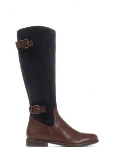 Jones Bootmaker Blue Leather Knee High Boots -Jones Bootmaker Sales unnamed file 1116