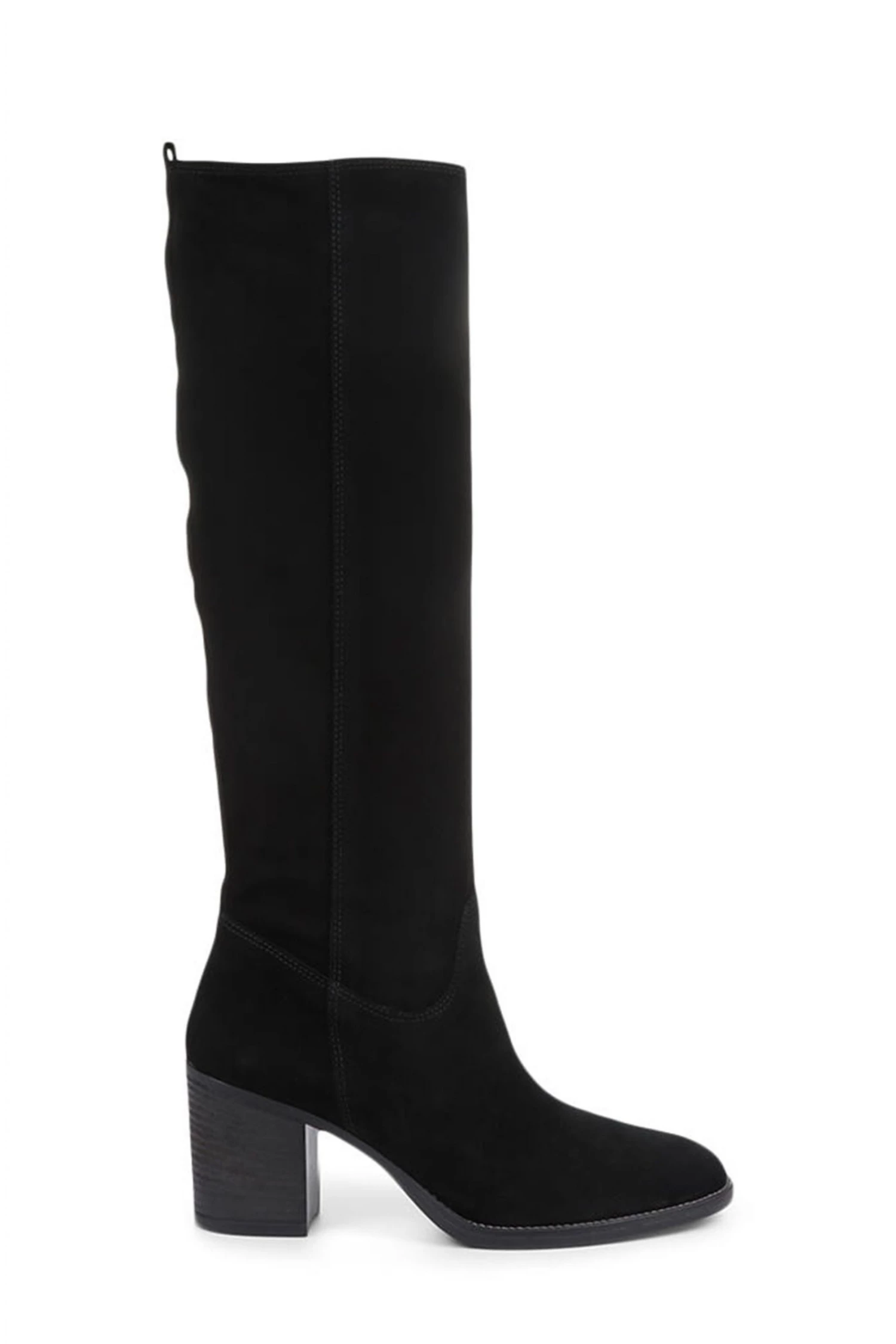 Jones Bootmaker Black Iona Slouch Suede Ladies Knee Boots 1 Jones Bootmaker Black Iona Slouch Suede Ladies Knee Boots