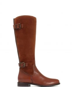 Jones Bootmaker Brown Leather Knee High Boots