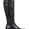 Jones Bootmaker Black Leather Ladies Knee High Rider Boots