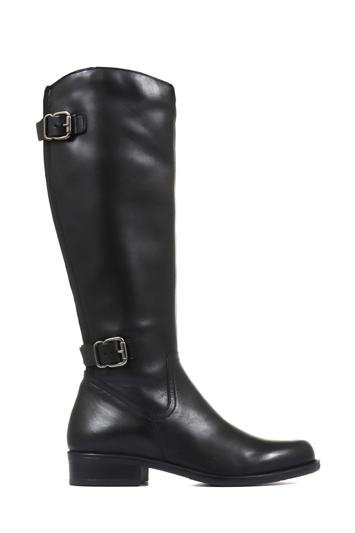 Jones Bootmaker Black Leather Ladies Knee High Rider Boots 1 Jones Bootmaker Black Leather Ladies Knee High Rider Boots