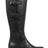 Jones Bootmaker Black Knee High Ladies Leather Boots