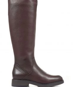 Jones Bootmaker Womens Brown Capree Leather Knee High Boots