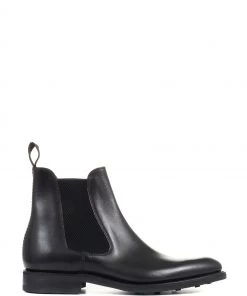 Loake By Jones Bootmaker Black Colorado Goodyear Welted Chelsea Boots