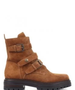 Jones Bootmaker Womens Brown Casimira Buckle Biker Boots -Jones Bootmaker Sales unnamed file 1266