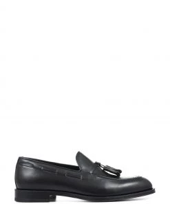 Jones Bootmaker Black Cannon Street Handmade Men's Loafers