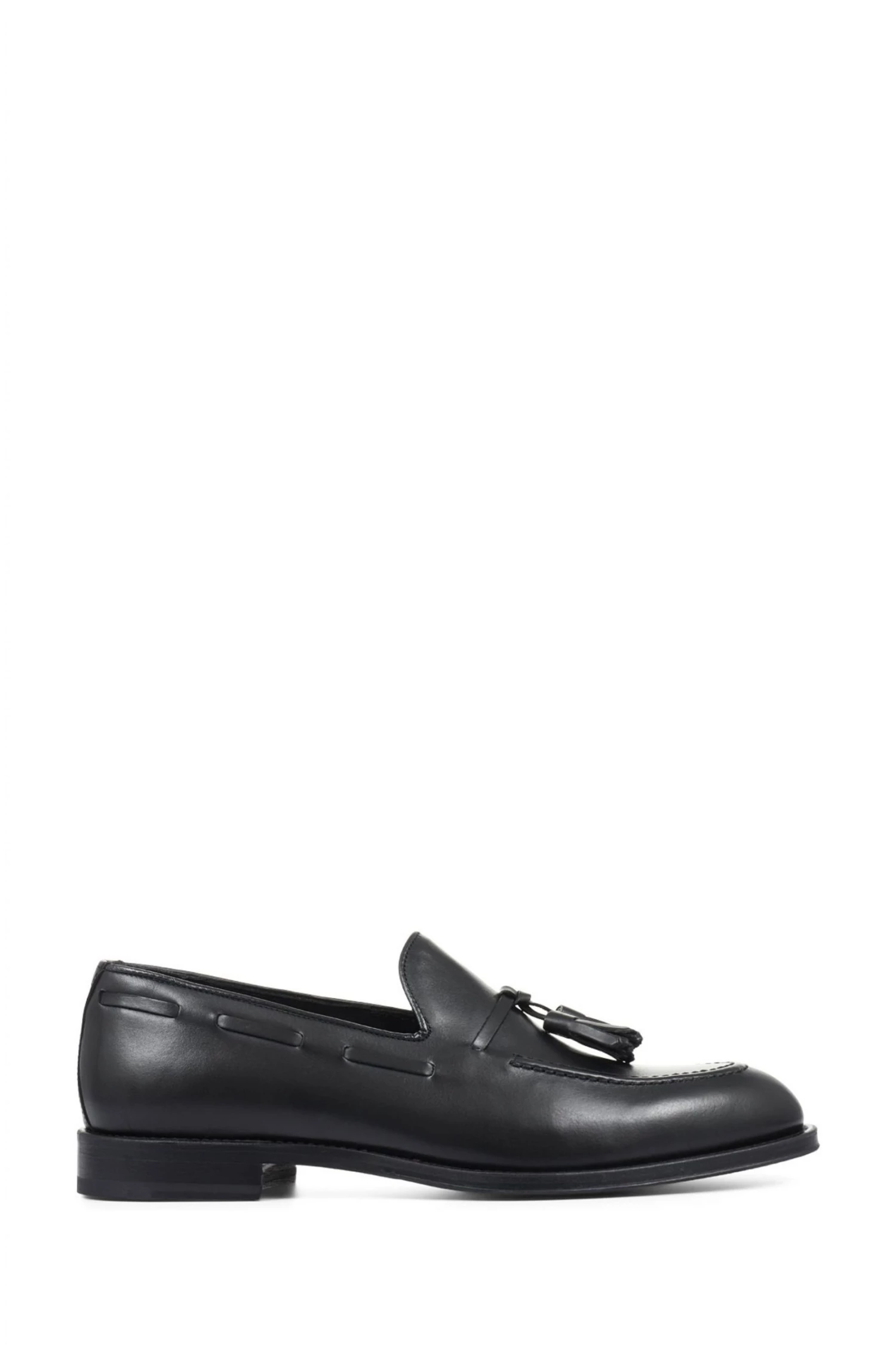 Jones Bootmaker Black Cannon Street Handmade Men's Loafers 1 Jones Bootmaker Black Cannon Street Handmade Men's Loafers