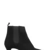 Jones Bootmaker Black Heeled Leather Ladies Chelsea Boots