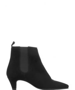 Jones Bootmaker Black Heeled Leather Ladies Chelsea Boots -Jones Bootmaker Sales unnamed file 1279