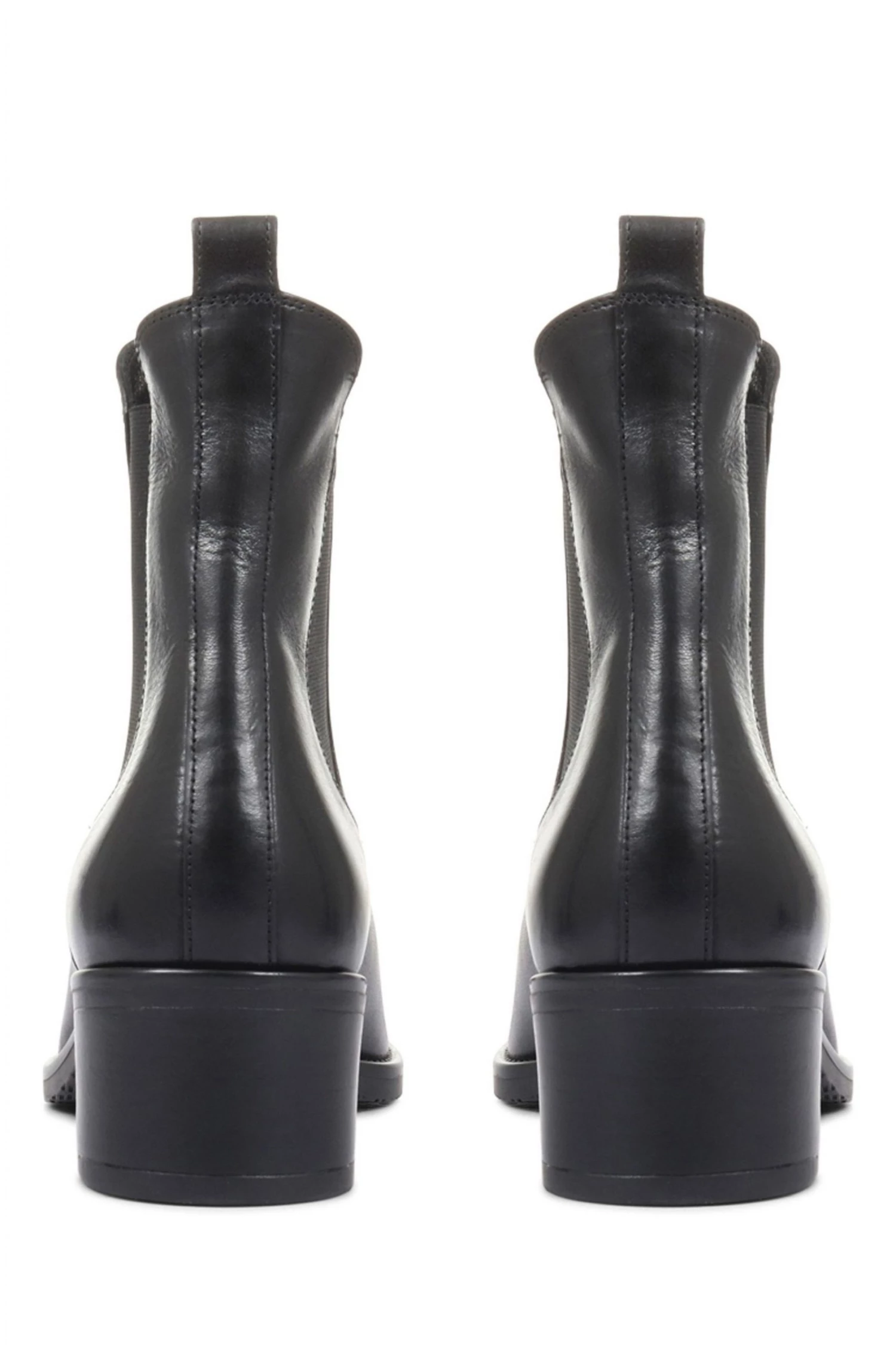 Jones Bootmaker Women's Black Casilda Leather Heeled Chelsea Boots 2 Jones Bootmaker Women's Black Casilda Leather Heeled Chelsea Boots - Image 2