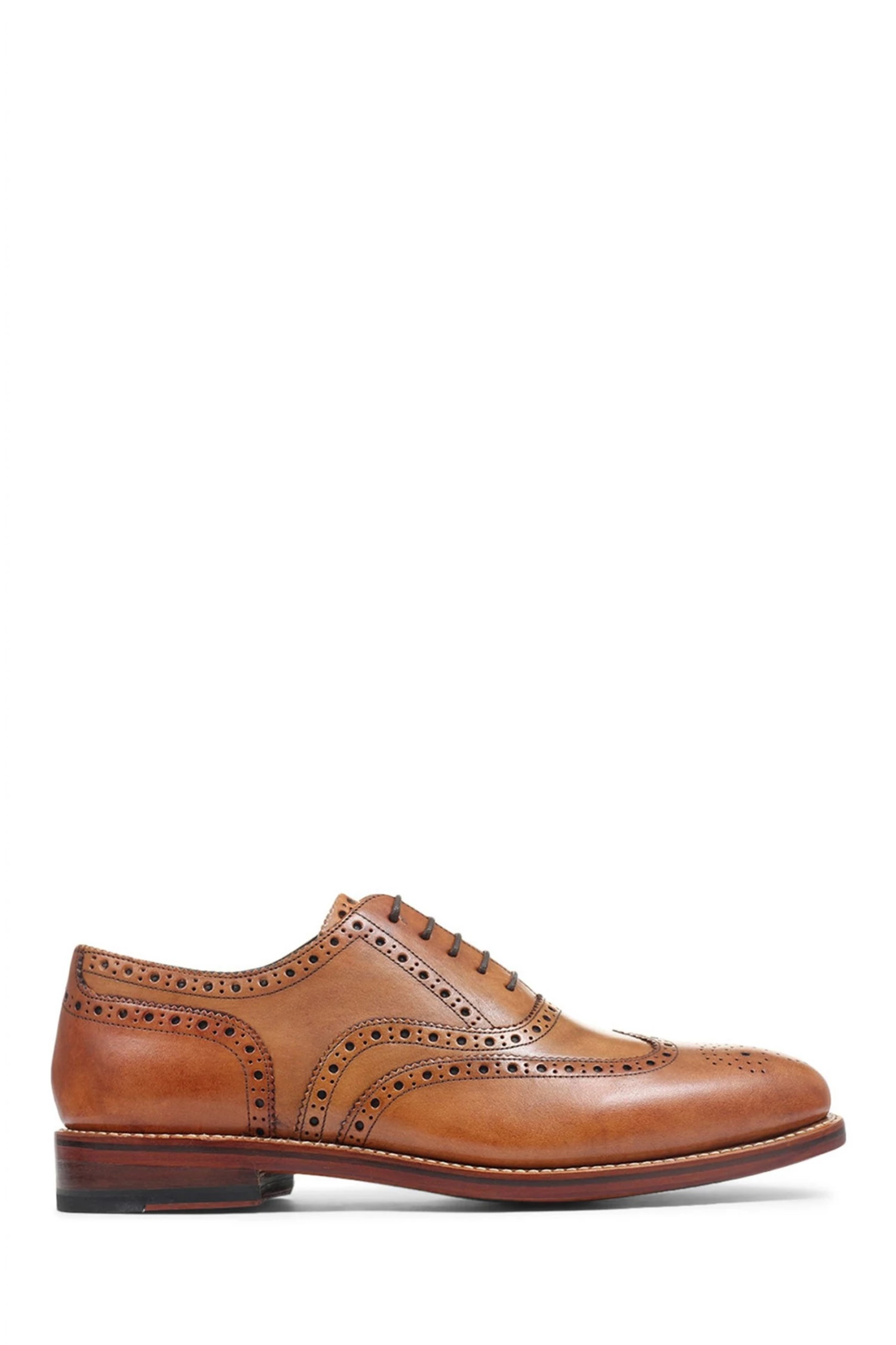 Jones Bootmaker Tan Gents Leather Lace Smart Shoes 2 Jones Bootmaker Tan Gents Leather Lace Smart Shoes - Image 2