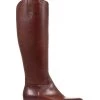 Jones Bootmaker Womens Cinzia Brown Leather Riding Boots
