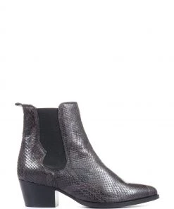 Jones Bootmaker Grey Animal Western Snake Print Ladies Boots