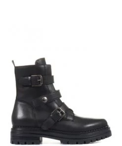Jones Bootmaker Womens Casimira Black Buckle Biker Boots -Jones Bootmaker Sales unnamed file 1387