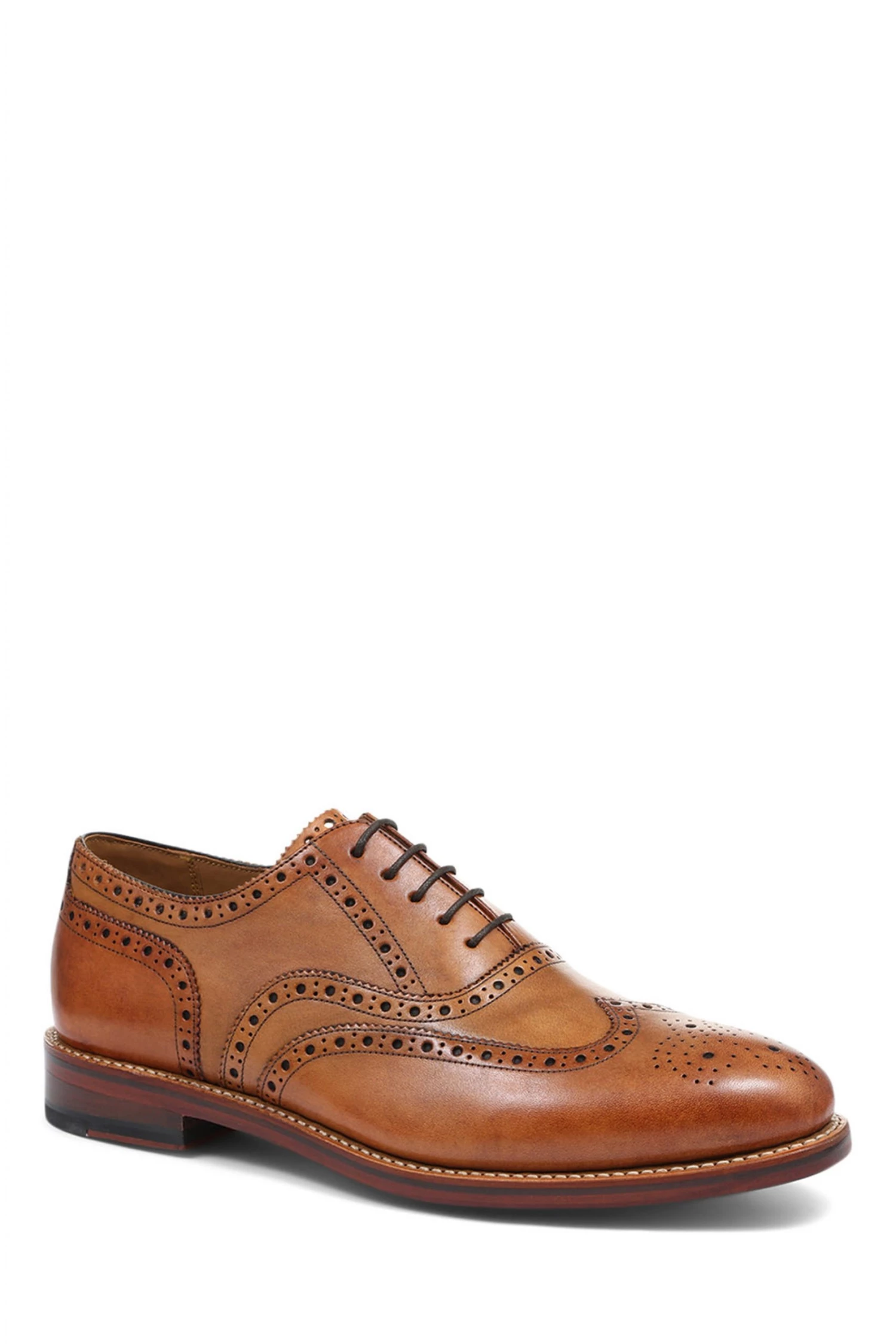 Jones Bootmaker Tan Gents Leather Lace Smart Shoes 3 Jones Bootmaker Tan Gents Leather Lace Smart Shoes - Image 3