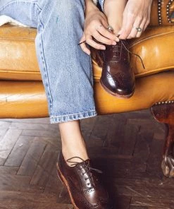 Jones Bootmaker Brown Vivienne Goodyear Welted Ladies Brogues -Jones Bootmaker Sales unnamed file 140 scaled