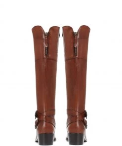 Jones Bootmaker Brown Wide Fit Leather Ladies Knee Boots -Jones Bootmaker Sales unnamed file 1402 scaled