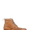 Jones Bootmaker Tan Brown Kristian Goodyear Welted Full Brogue Boots