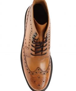 Jones Bootmaker Tan Brown Kristian Goodyear Welted Full Brogue Boots -Jones Bootmaker Sales unnamed file 1415 scaled