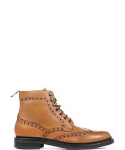 Jones Bootmaker Tan Brown Kristian Goodyear Welted Full Brogue Boots -Jones Bootmaker Sales unnamed file 1417