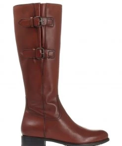 Jones Bootmaker Brown Knee High Ladies Leather Boots