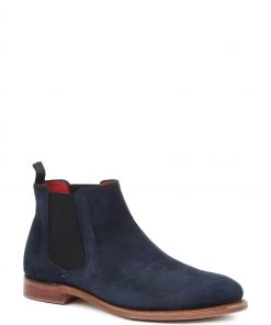 Jones Bootmaker Blue Primrose Goodyear Welted Suede Ladies Chelsea Boots -Jones Bootmaker Sales unnamed file 1426 scaled