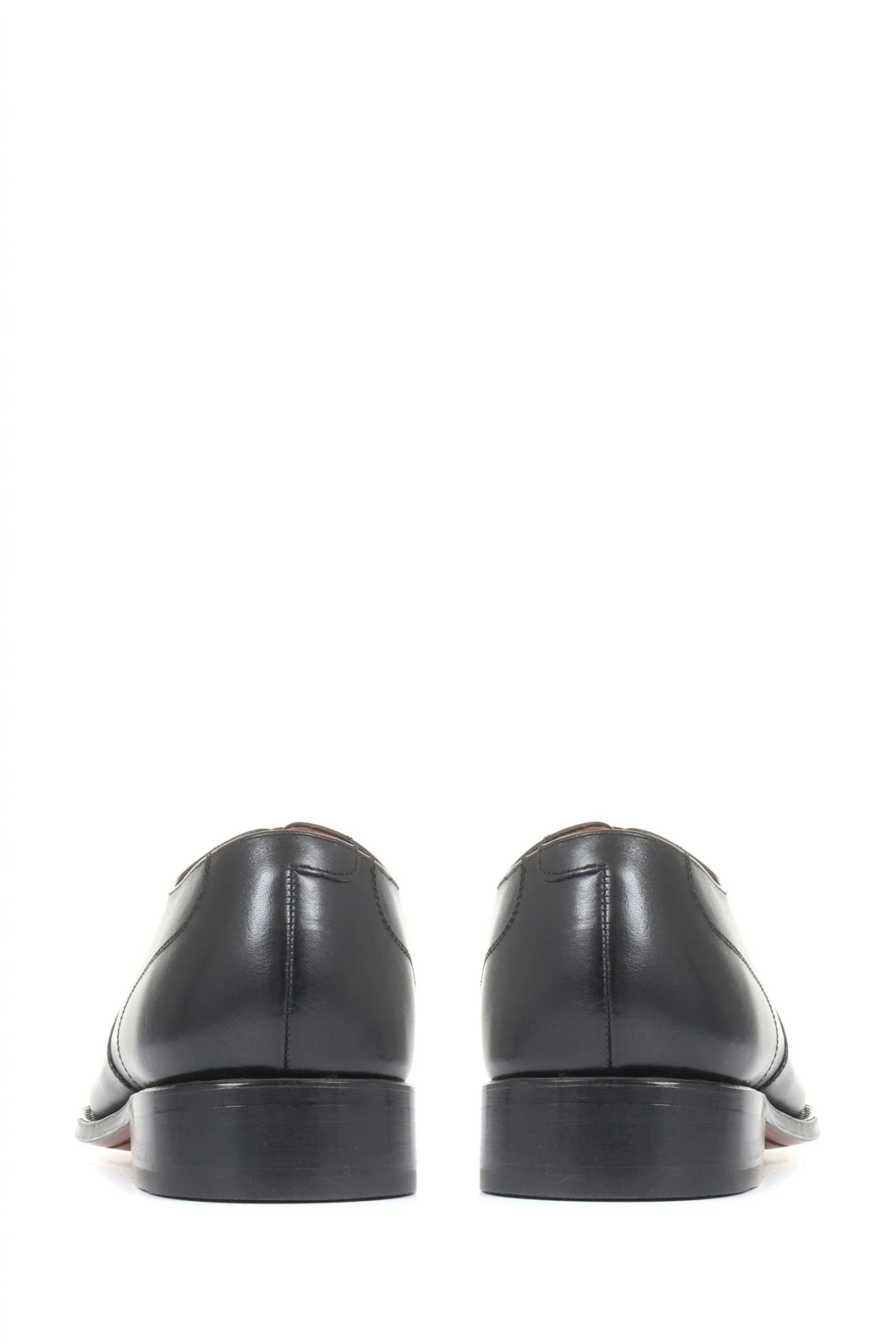 Jones Bootmaker Mens Black Barnet Goodyear Welted Leather Oxford Shoes 3 Jones Bootmaker Mens Black Barnet Goodyear Welted Leather Oxford Shoes - Image 3