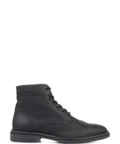 Jones Bootmaker Mens Delfino Black Leather Brogue Ankle Boots -Jones Bootmaker Sales unnamed file 1448