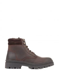 Jones Bootmaker Brown Dougie Leather Ankle Boots