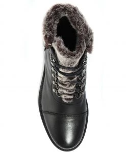 Jones Bootmaker Black Leather Lace-Up Ladies Hiker Boots -Jones Bootmaker Sales unnamed file 1482 scaled