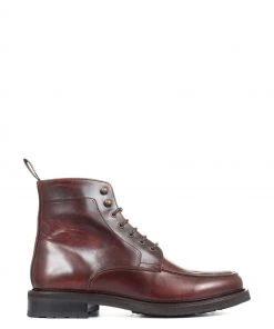 Jones Bootmaker Brown Clapham Leather Suede Ankle Boots