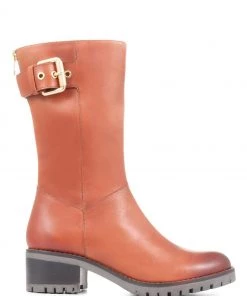 Jones Bootmaker Womens Brown Lacee Leather Calf Boots