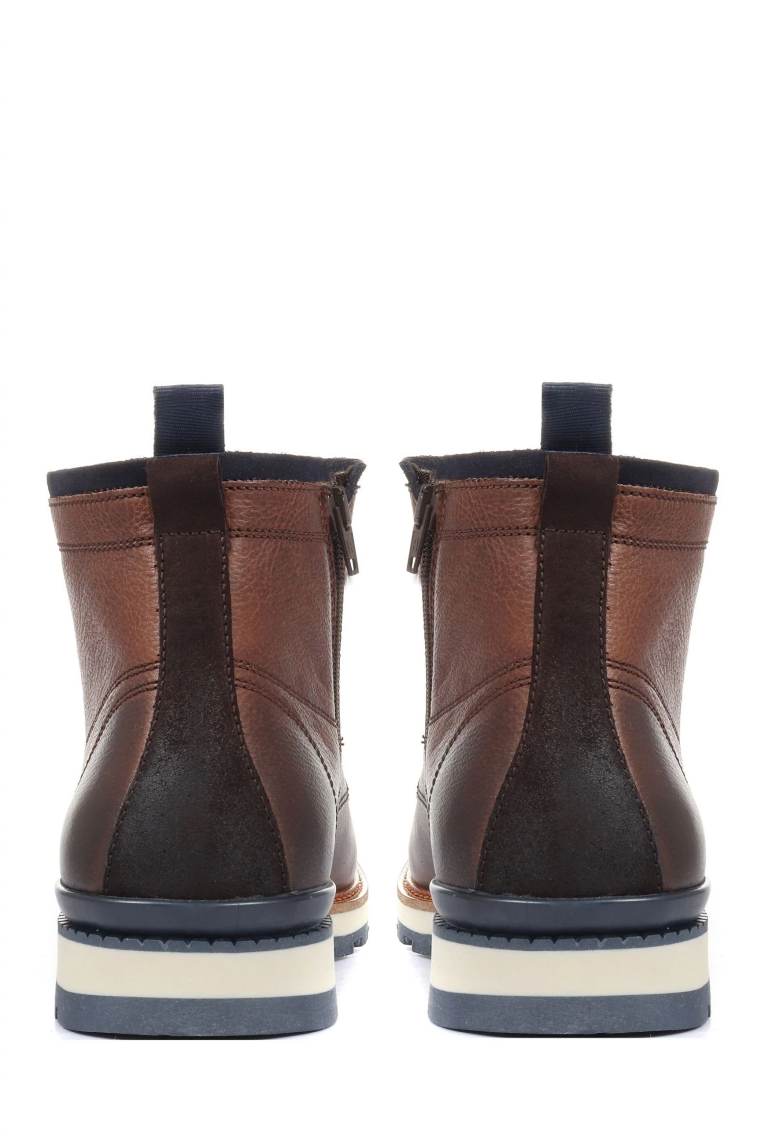 Jones Bootmaker Mens Brown Ealing Leather Ankle Boots 2 Jones Bootmaker Mens Brown Ealing Leather Ankle Boots - Image 2