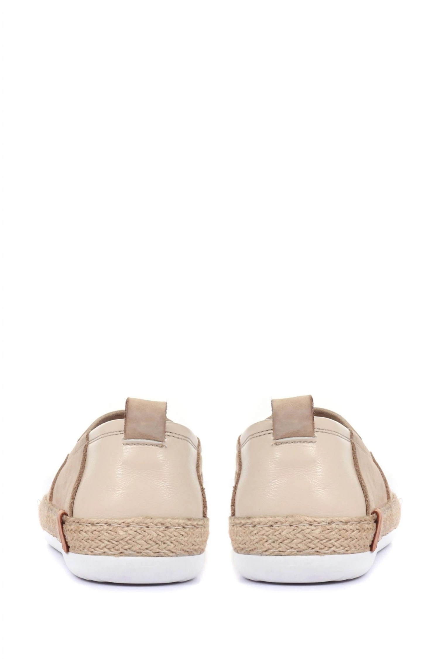 Jones Bootmaker Natural Milan Leather Ladies Espadrilles 3 Jones Bootmaker Natural Milan Leather Ladies Espadrilles - Image 3