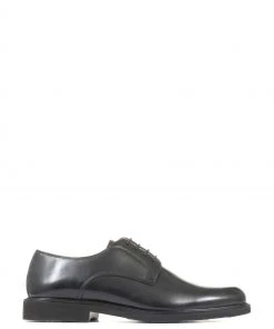 Jones Bootmaker Mens Black Salzburg Derby Shoes