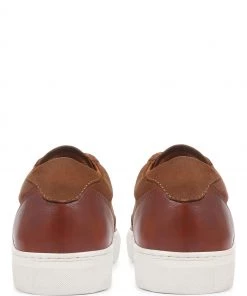 Jones Bootmaker Mens Tan Brown Sterling Leather Lace Up Trainers -Jones Bootmaker Sales unnamed file 1629 scaled