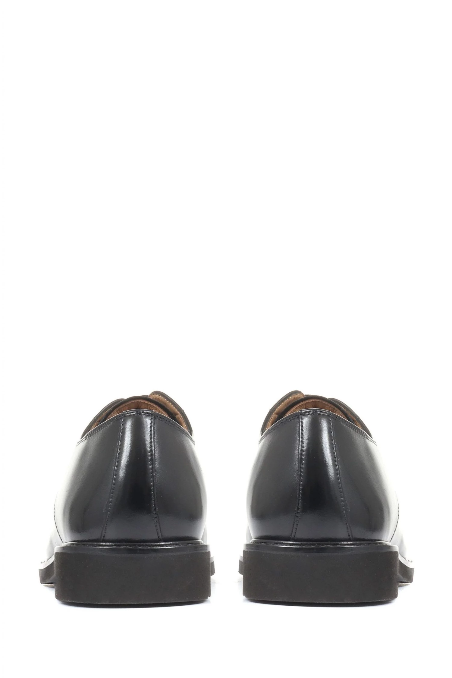 Jones Bootmaker Mens Black Salzburg Derby Shoes 3 Jones Bootmaker Mens Black Salzburg Derby Shoes - Image 3