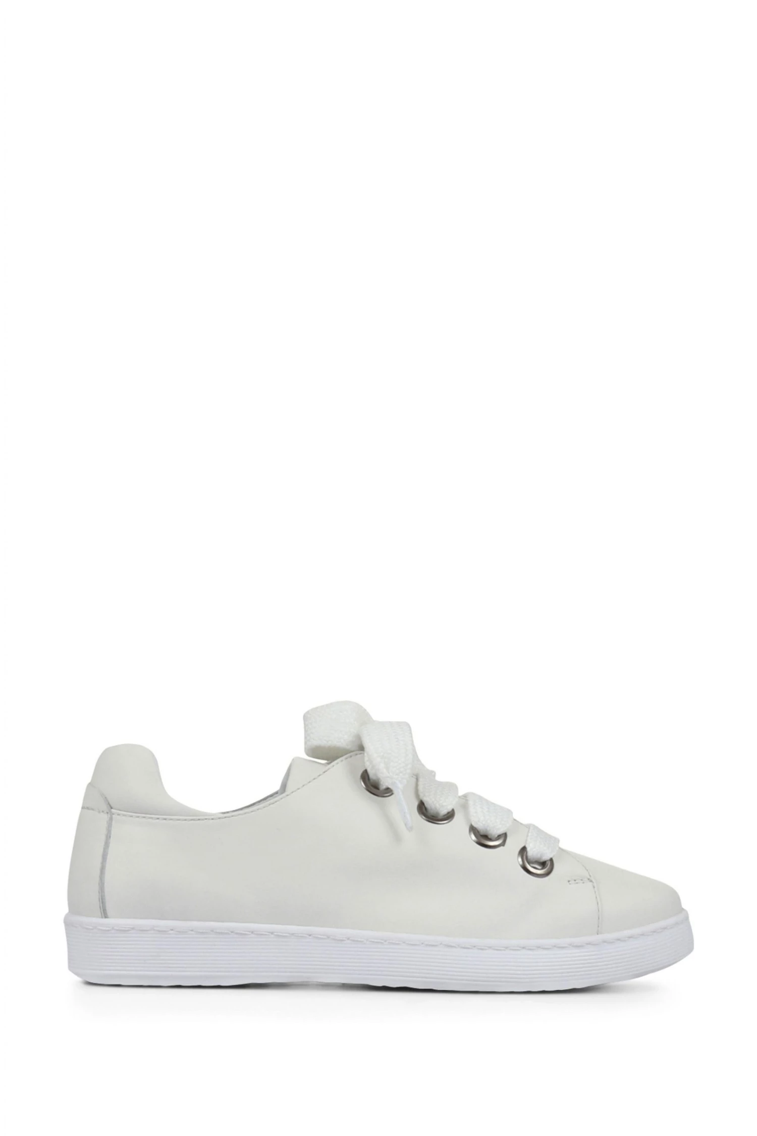 Jones Bootmaker White Bakerloo Leather Trainers 1 Jones Bootmaker White Bakerloo Leather Trainers
