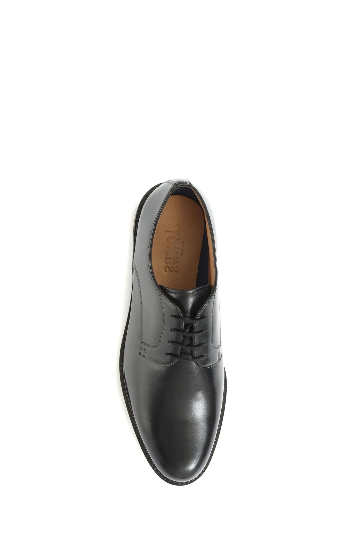 Jones Bootmaker Mens Black Salzburg Derby Shoes 4 Jones Bootmaker Mens Black Salzburg Derby Shoes - Image 4