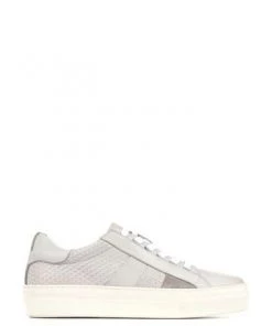Jones Bootmaker Grey Aliyah Leather Trainers -Jones Bootmaker Sales unnamed file 1656