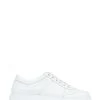 Jones Bootmaker Alani White Leather Platform Trainers