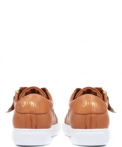 Jones Bootmaker Ladies Brown Padova Leather Lace-Up Trainers 9 Jones Bootmaker Ladies Brown Padova Leather Lace-Up Trainers -Jones Bootmaker Sales unnamed file 1691 scaled