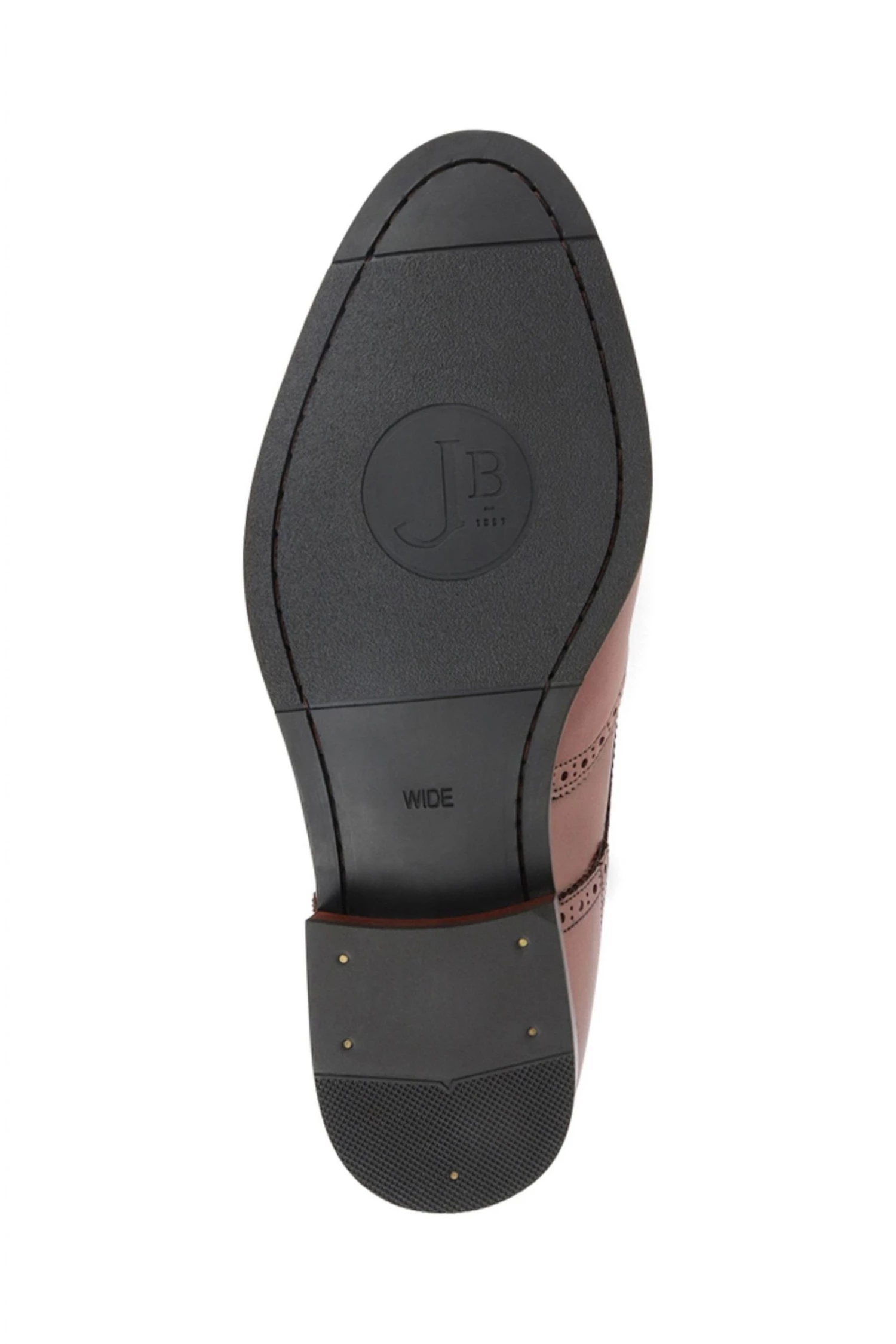 Jones Bootmaker Brown Gents Wide Fit Leather Lace Smart Shoes 5 Jones Bootmaker Brown Gents Wide Fit Leather Lace Smart Shoes - Image 5